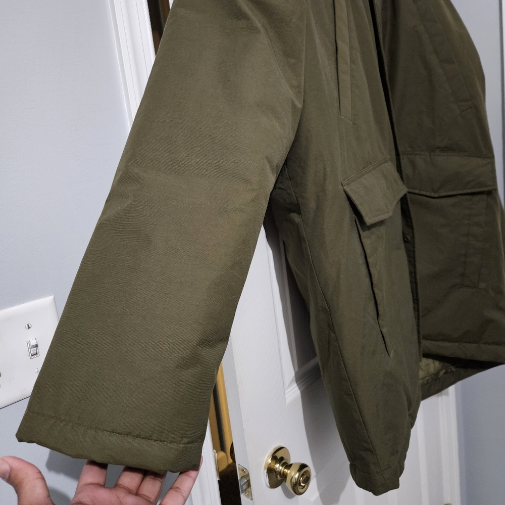 Men's Hooded Parka Coat w/ - XL - Picture 6 of 7